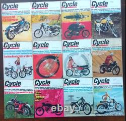 12 x Cycle Magazines Jan-Dec 1968