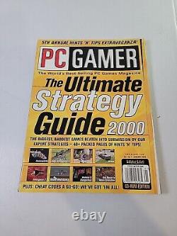 13 Issues Of PC Gamer magazine (January-december 2000 And Online Arena 2000)
