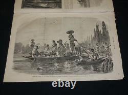 1866-1870 L'univers Illustre French Magazine Lot Of 24 Nice Illus. Np 5346