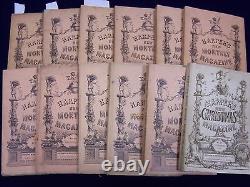 1890 Harper's Monthly Magazine Lot 12 Complete Year Pennell & Pyle Wr 254