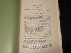 1912-1929 Massachusetts Historical Society Proceedings Lot Of 16 Issues O 3177