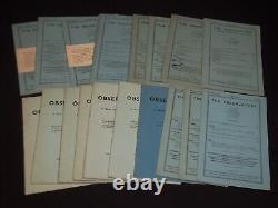 1937-1953 The Observatory Monthly Review Of Astronomy Magazine Lot Of 20- O 2827