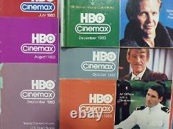 1983 Hbo Cinemax Cable Guide Magazines January Through December