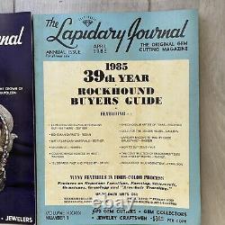 1985 Full Year 12 Lapidary Journal Vintage Gem Cutting Magazines