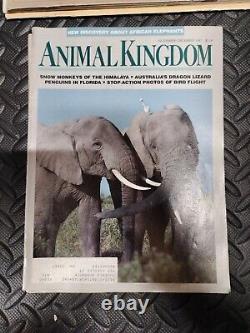 1986-1989 Animal Kingdom Magazine Lot Of 8 VTG Rare The Zoological Society Mag