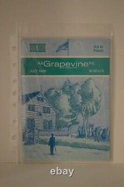1986 AA Grapevine Alcoholics Anonymous Magazines January to December in Binder