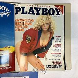 1990 Australian Playboy Magazines 12 Issues in ORIGINAL BINDER