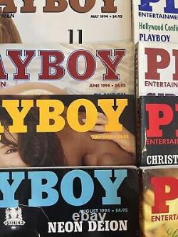 1994 Playboy Complete 12 Issue Run Anderson Elle Doherty