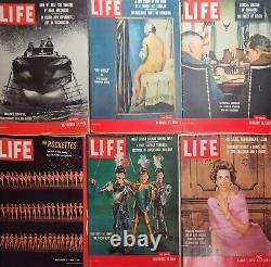 24 Vintage Life Magazines 25Cents 1950's, 60s'' 70's 80's Moon Landing, Rocketts