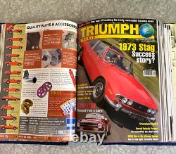 47 Issue Triumph World Magazine Lot 2000 thru 2007 with Posters & Inserts Binders