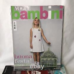 7 x Vogue Bambini Lot 2005 September/October 2006 2013 Italian Children's Vogue