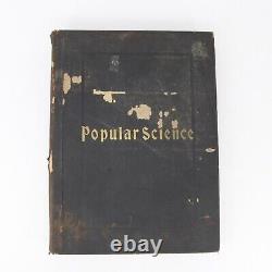 Antique Popular Science Magazine Collection 1901 Jan to 1902 Oct Monthly Binder