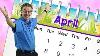 April Calendar Song For Kids Month Of The Year Song Jack Hartmann