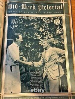 Bound Jan-June 1925 NY Times Mid-Week Pictorial Babe Ruth, Bobby Jones