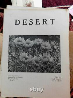 DESERT PLANT LIFE near complete run from 1929 to 1952