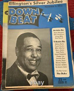 DOWNBEAT Magazine lot of 27 vintage issues