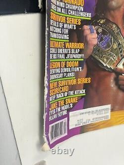 Full Run 1990 WWF Wrestling Magazine Lot Of 12