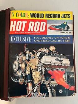 George Barris personal magazine collection-Hot Rod Magazine, 1965, in binder