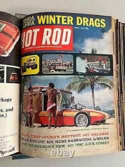 George Barris personal magazine collection-Hot Rod Magazine, 1965, in binder