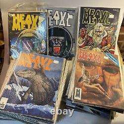 Heavy Metal Magazine Adult Illustrated Fantasy Lot 59 1977-1986 2001-2003