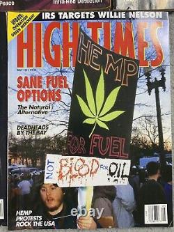 High Times Magazine 1990s Hydro Weed Marijuana Cypress Hill Celebrity Lot 17