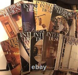 INTERIOR DESIGN Magazines 1992-94 (Lot Of 26) VINTAGE SATISFACTION GUARANTEED