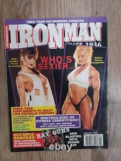 Ironman Magazine lot of 12 Vintage (1996 January-December)(For Ultimate Fitness)