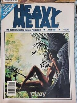 Lot Of 12 Heavy Metal Magazines 1981 Jan-Dec