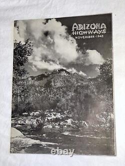 Lot Of 12 Original 1942 Arizona Highway Magazines (VERY RARE)