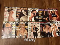 Lot of 10 PENTHOUSE Magazines 1985 1990 1992 1993