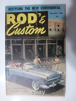 Lot of 12 ROD & CUSTOM Magazine 1955 Complete Set All Covers Attached