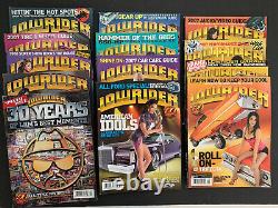 Lot of 13 Lowrider Magazine 2007 Complete Year Low Rider #LR-2007-2