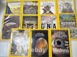 Lot of 144 National Geographic Magazines Huge Bulk 1960s Through 2021 Vintage