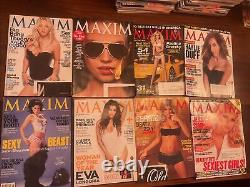 Lot of 54 Maxim Magazines 2000's Hottest Women on Earth Men's Magazine