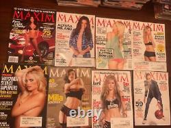 Lot of 54 Maxim Magazines 2000's Hottest Women on Earth Men's Magazine