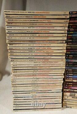 MASSIVE LOT OF 177 Analog Science Fiction Vintage Magazine Books 1970's-2000's