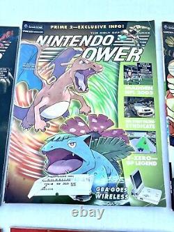 Nintendo Power Magazine Volumes 182 and 184-192 with Posters Aug 2004-June 2005