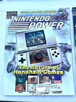 Nintendo Power Magazine Volumes 182 and 184-192 with Posters Aug 2004-June 2005