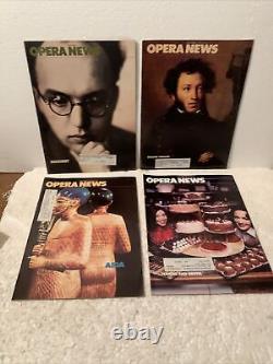 Opera News January 13, 1979 December 29, 1979 Lot of 22 Magazines