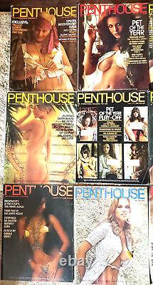 Penthouse 1974 Complete Year Pet of The Year