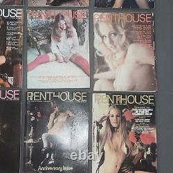 Penthouse Magazines Vintage 1972 Lot of 12 January through December
