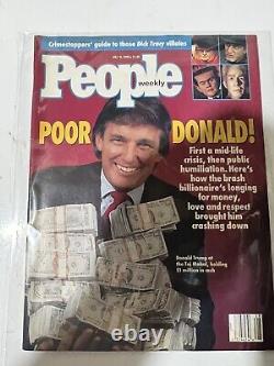 People Magazine July 9 1990 Poor Donald! Donald trump Dick Tracy Villains