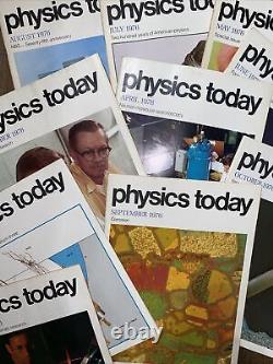 Physics Today Magazine 1976 10 Magazines 1976