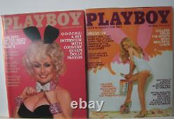 Playboy Magazine Lot of 12 Full 1978 w Centerfold Dolly Parton Farrah, VG +