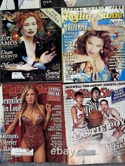 ROLLING STONE Magazine 1990s Johnny Depp Stefani Alba Osbourne Eminem Lot of 32