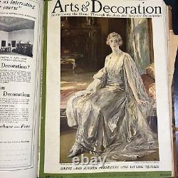 Rare Antique Arts and Decoration Magazine Bound Year Of 1926 Jan-Dec Decorating