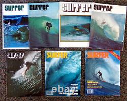 SURFING & SURFER MAGAZINE 1971-1984 Vintage 18 Issue Lot, Great Shape With Posters