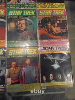 Star Trek Giant Poster Book Lot Of 20 Issues 1-17 TMP TSFS + Poster Book VF+
