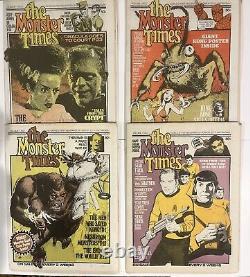 The Monster Times Magazine Lot 1-25 plus Star Trek special