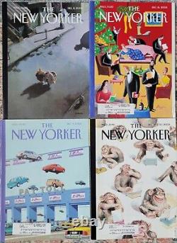The New Yorker Magazine 2002 Lot of 45 Full Magazine Issues (Great Condition)
